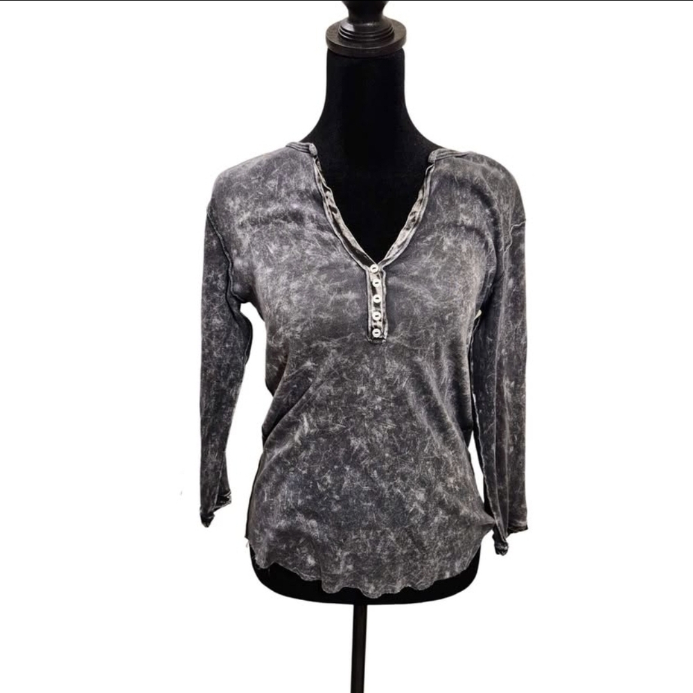 Jack Steven Gray Long Sleeve Top - Picture 2 of 5